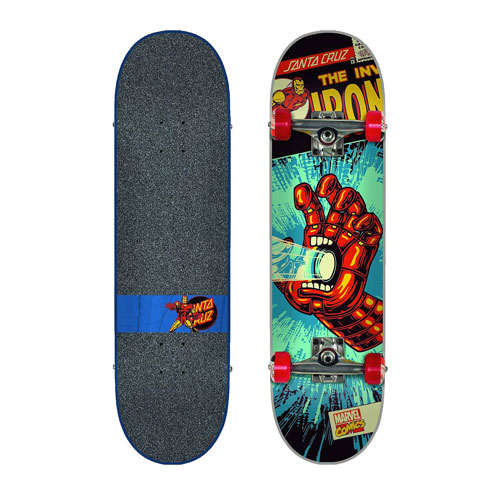 Iron Man Hand Mid Sk8 Completes Skateboard